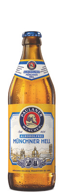 Produktbild: Paulaner Münchner Hell Alk.frei 20x0,5l Eurofl.