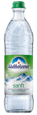 Produktbild: Adelholzener Sanft Grün Glas 12x0,5l