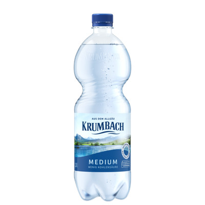 Produktbild: Krumbach Medium Blau PET 9x1,0l