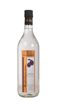 Produktbild: Allgäu-Brennerei Zwetschgenwasser 1,0l