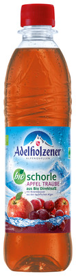 Produktbild: Adelholzener Bio Apfel Traube Schorle PET 12x0,5l