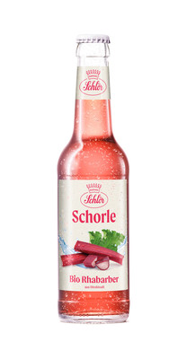 Produktbild: Schlör BIO Rhabarberschorle 24x0,33l