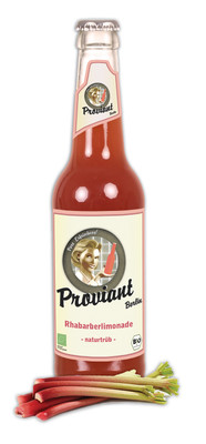 Produktbild: Proviant Rhabarberlimo naturtrüb Bio 24x0,33l