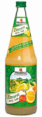 Produktbild: Wolfra Zitronensaft 6x1,0l