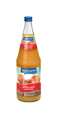 Produktbild: Burkhardt Apfelsaft naturtrüb 6x1,0l