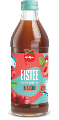Produktbild: Wolfra Eistee Kirsche 0,33l MW