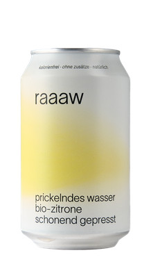 Produktbild: raaaw bio Zitrone, Dose 24x0,33l